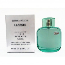 TESTER LACOSTE EAU DE LACOSTE L.12.12 POUR ELLE NATURAL 90 ML